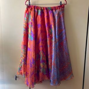 Chiffon Soft Surroudings Midi skirt